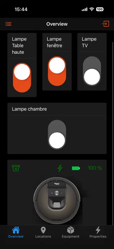 openHAB sur iphone